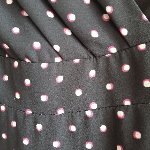 Navy blue polka dot Dress - Picture 4 of 4